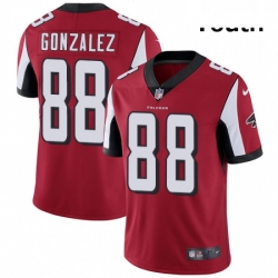 Youth Nike Atlanta Falcons 88 Tony Gonzalez Red Team Color Vapor Untouchable Limited Player NFL Jersey