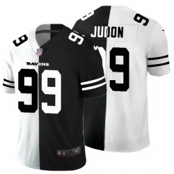 Baltimore Ravens 99 Matthew Judon Men Black V White Peace Split Nike Vapor Untouchable Limited NFL Jersey