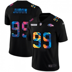 Baltimore Ravens 99 Matthew Judon Men Nike Multi Color Black 2020 NFL Crucial Catch Vapor Untouchable Limited Jersey