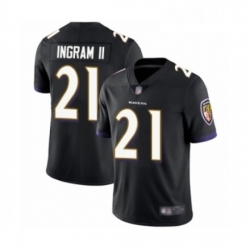 Mens Baltimore Ravens 21 Mark Ingram II Black Alternate Vapor Untouchable Limited Player Football Jersey