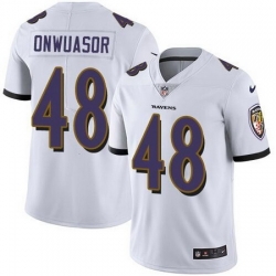 Nike Ravens 48 Patrick Onwuasor White Vapor Untouchable Limited Jersey