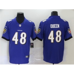 Nike Ravens 48 Patrick Queen Purple 2020 NFL Draft First Round Pick Vapor Untouchable Limited Jersey