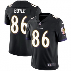 Nike Ravens 86 Nick Boyle Black Alternate Men Stitched NFL Vapor Untouchable Limited Jersey