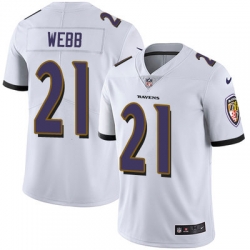 Nike Ravens #21 Lardarius Webb White Youth Stitched NFL Vapor Untouchable Limited Jersey