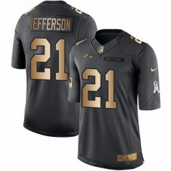 Nike Ravens #21 Tony Jefferson Black Youth Stitched NFL Limited Gold Salute to Service Jersey