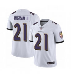 Youth Baltimore Ravens 21 Mark Ingram II White Vapor Untouchable Limited Player Football Jersey