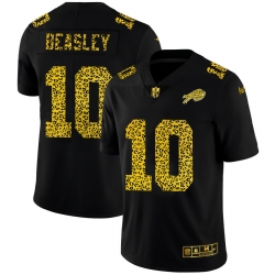 Buffalo Bills 10 Cole Beasley Men Nike Leopard Print Fashion Vapor Limited NFL Jersey Black