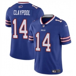 Men Buffalo Bills 14 Chase Claypool Blue 2024 Vapor Untouchable Limited Stitched Football Jersey