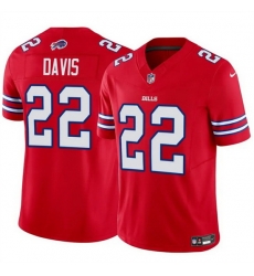 Men Buffalo Bills 22 Ray Davis Red 2024 F U S E Vapor Untouchable Limited Stitched Football Jersey