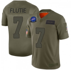 Men Buffalo Bills Doug Flutie Camo Limited 2019 Salute to Service Jersey