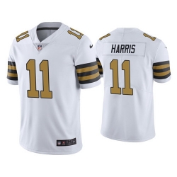 Men Saints 11 Deonte Harris Color Rush Jersey