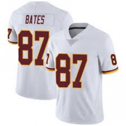 Men Washington Football Team  87 Jessie Bates White Vapor Untouchable Limited Stitched Jersey