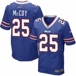 Mens Nike Buffalo Bills 25 LeSean McCoy Elite Royal Blue Team Color NFL Jersey