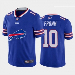 Nike Bills 10 Jake Fromm Royal Team Big Logo Vapor Untouchable Limited Jersey