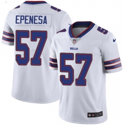 Nike Bills 57 A J  Epenesas White Men Stitched NFL Vapor Untouchable Limited Jersey