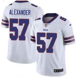 Nike Bills #57 Lorenzo Alexander White Mens Stitched NFL Vapor Untouchable Limited Jersey