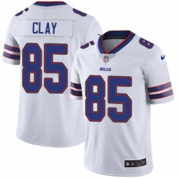 Nike Bills #85 Charles Clay White Mens Stitched NFL Vapor Untouchable Limited Jersey