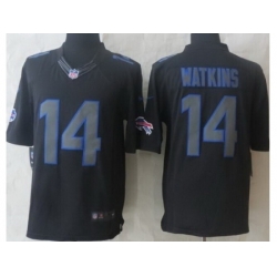 Nike Buffalo Bills 14 Sammy Watkins Black Limited Impact NFL Jersey