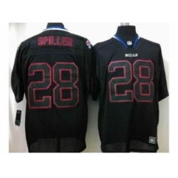 Nike Buffalo Bills 28 Spiller black Elite lights out NFL Jersey