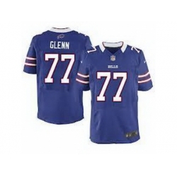 Nike Buffalo Bills 77 Cordy Glenn Blue Elite NFL Jersey