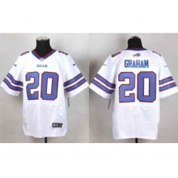 nike nfl jerseys buffalo bills 20 graham white[Elite]