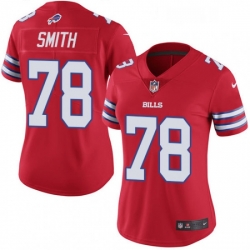 Womens Nike Buffalo Bills 78 Bruce Smith Limited Red Rush Vapor Untouchable NFL Jersey