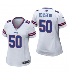 Ｗomen Nike Buffalo Bills Gregory Rousseau 50 Ｗhite Vapor Limited Jersey