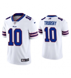 Youth Buffalo Bills 10 Mitchell Trubisky White Vapor Untouchable Limited Stitched Jersey 