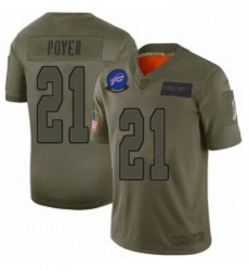 Youth Buffalo Bills 21 Jordan Poyer Limited Camo 2019 Salute to Service Football Jersey