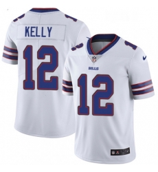 Youth Nike Buffalo Bills 12 Jim Kelly Elite White NFL Jersey