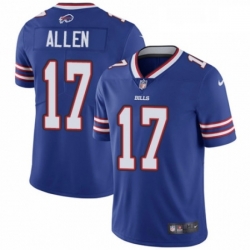 Youth Nike Buffalo Bills 17 Josh Allen Royal Blue Team Color Vapor Untouchable Limited Player NFL Jersey