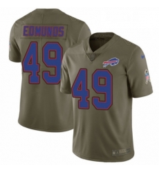 Youth Nike Buffalo Bills 49 Tremaine Edmunds Limited Olive 2017 Salute to Service NFL Jersey