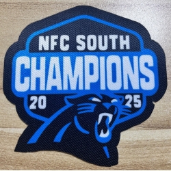 Carolina Panthers NFC SOuth Champions 2025 Patch Biaog