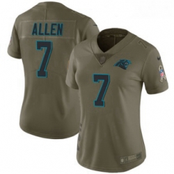 Kyle Allen Womens Carolina Panthers Nike 2017 Salute to Service Jersey Limited Green