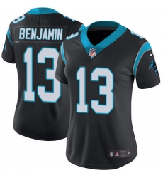 Nike Panthers #13 Kelvin Benjamin Black Team Color Womens Stitched NFL Vapor Untouchable Limited Jersey