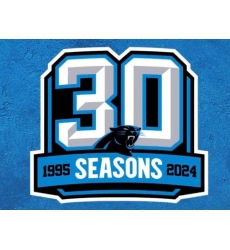 Carolina Panthers 30th Anniversary Patch Biaog