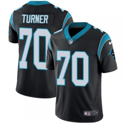 Nike Panthers #70 Trai Turner Black Team Color Youth Stitched NFL Vapor Untouchable Limited Jersey