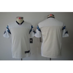 Nike Youth Carolina Panthers Blank White Color[Youth Limited Jerseys]