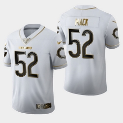 Bears 52 Khalil Mack White 100th Season Vapor Untouchable Limited Jersey