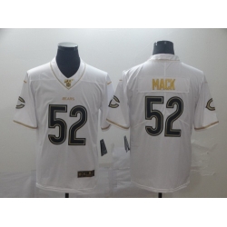 Bears 52 Khalil Mack White Gold Vapor Untouchable Limited Jersey