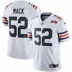 Men Bears 52 Mack White 100 Years 4XL Jersey