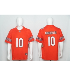 Men Chicago Bears 10 Luther Burden III Orange 2026 F U S E Vapor Untouchable Limited Stitched Football Jersey Men Chicago Bears 10 Luther Burden III Orange 2026 F U S E Vapor Untouchable Limited Stitched Football Jersey