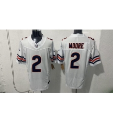 Men Chicago Bears 2 D J Moore White 2026 F U S E Vapor Untouchable Limited Stitched Football Jersey Men Chicago Bears 2 D J Moore White 2026 F U S E Vapor Untouchable Limited Stitched Football Jersey