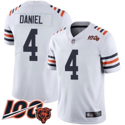 Men Chicago Bears 4 Chase Daniel White 100th Season Limited Football Jersey