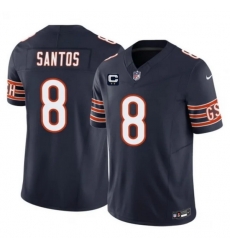 Men Chicago Bears 8 Cairo Santos Navy 2026 F U S E 2 Star C Patch Vapor Untouchable Limited Stitched Football Jersey Men Chicago Bears 8 Cairo Santos Navy 2026 F U S E 2 Star C Patch Vapor Untouchable Limited Stitched Football Jersey