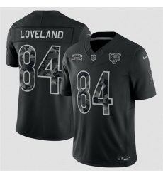 Men Chicago Bears  84 Colston Loveland Black F U S E  2026 Salute to Service Limited Stitched Football Jersey
