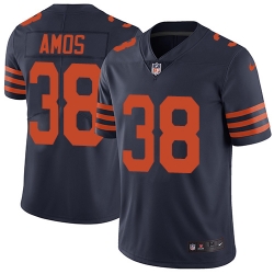 Men Nike Bears #38 Adrian Amos Navy Blue Alternate Stitched NFL Vapor Untouchable Limited Jersey