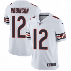 Mens Nike Chicago Bears 12 Allen Robinson White Vapor Untouchable Limited Player NFL Jersey