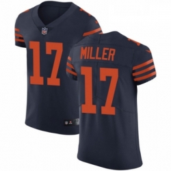 Mens Nike Chicago Bears 17 Anthony Miller Navy Blue Alternate Vapor Untouchable Elite Player NFL Jersey