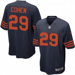 Mens Nike Chicago Bears 29 Tarik Cohen Game Navy Blue Alternate NFL Jersey